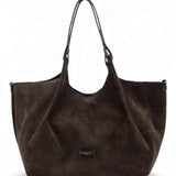 Borsa grande Dua suede notturno 