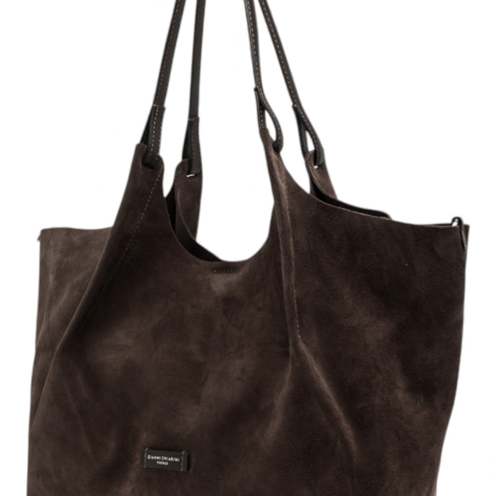 Borsa grande Dua suede notturno 