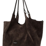 Borsa grande Dua suede notturno 