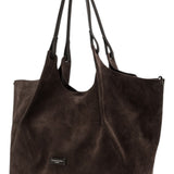 Borsa grande Dua suede notturno 