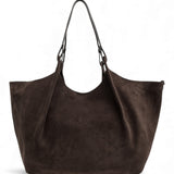 Borsa grande Dua suede notturno 