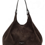 Borsa grande Dua suede notturno 