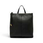 Borsa zaino Sandra grande pelle nera 