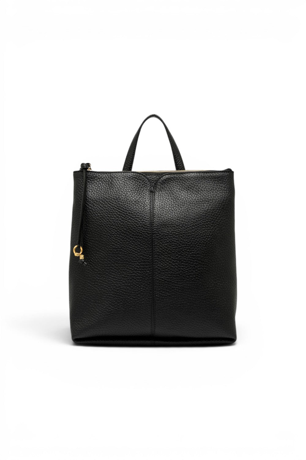 Borsa zaino Sandra grande pelle nera 