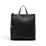 Borsa zaino Sandra grande pelle nera 