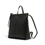 Borsa zaino Sandra grande pelle nera 