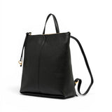 Borsa zaino Sandra grande pelle nera 