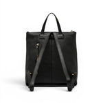 Borsa zaino Sandra grande pelle nera 