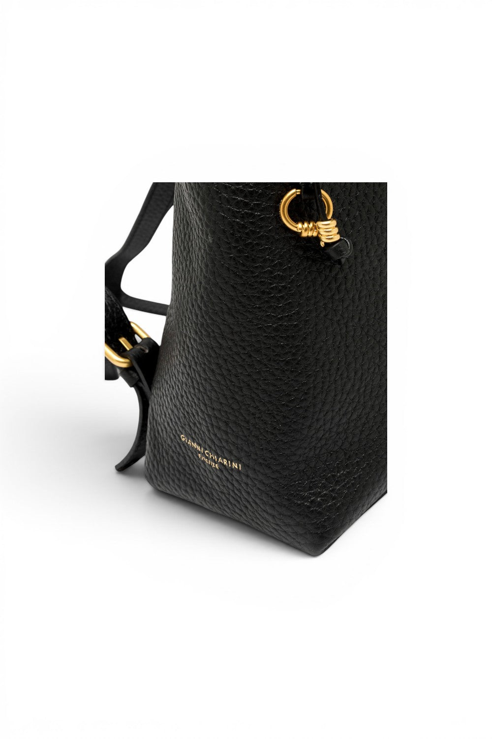 Borsa zaino Sandra grande pelle nera 