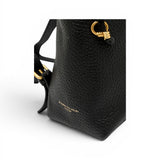 Borsa zaino Sandra grande pelle nera 