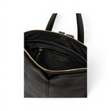 Borsa zaino Sandra grande pelle nera 
