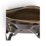 Borsa zaino Sandra grande pelle espresso 
