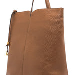 Borsa zaino Sandra grande pelle noce 