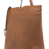 Borsa zaino Sandra grande pelle noce 