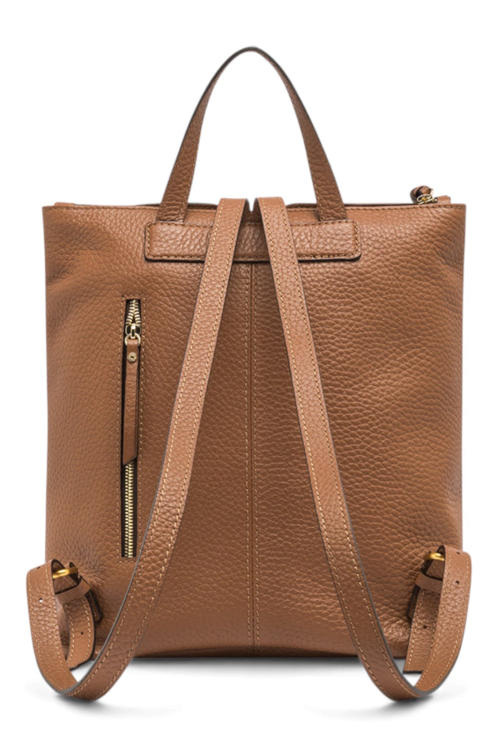 Borsa zaino Sandra grande pelle noce 