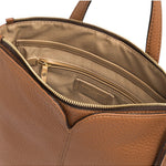 Borsa zaino Sandra grande pelle noce 