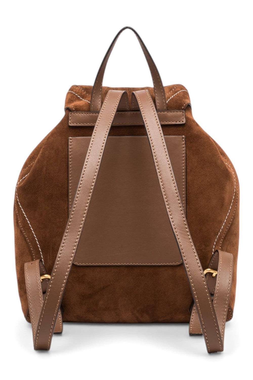 Borsa zaino Violette suede cognac 