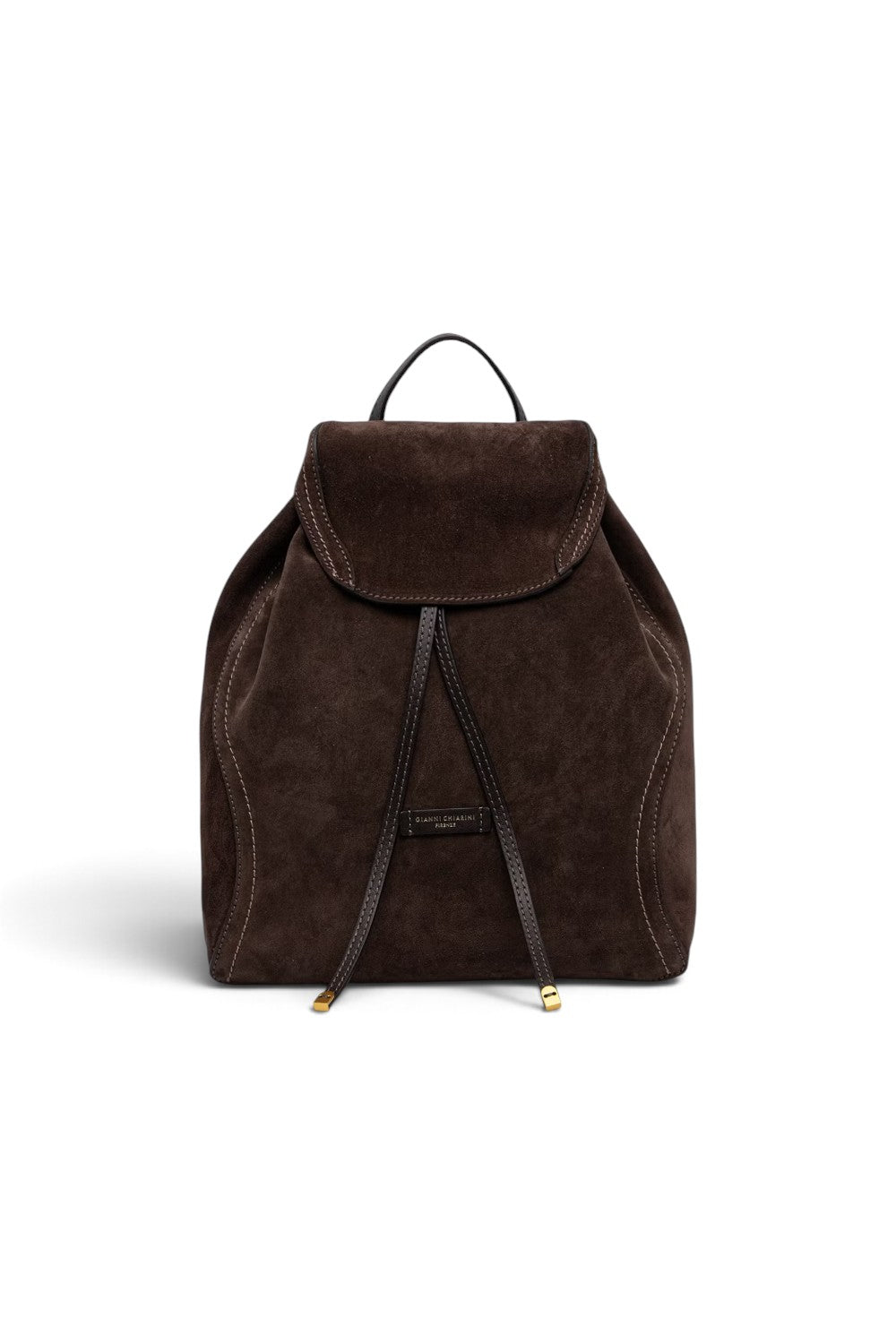 Borsa zaino Violette suede moka 