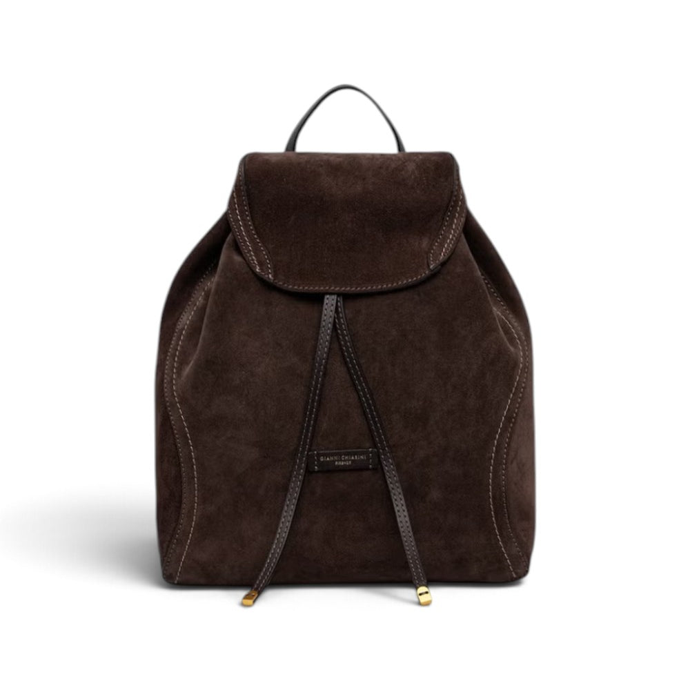 Borsa zaino Violette suede moka 