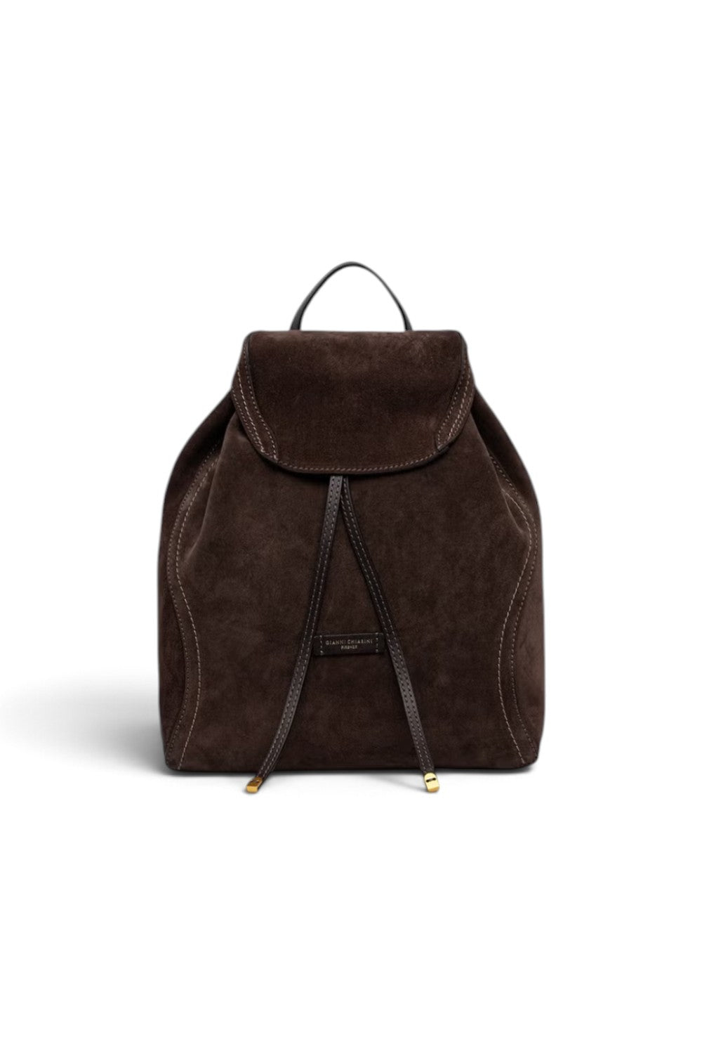 Borsa zaino Violette suede moka 