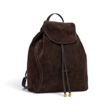 Borsa zaino Violette suede moka 