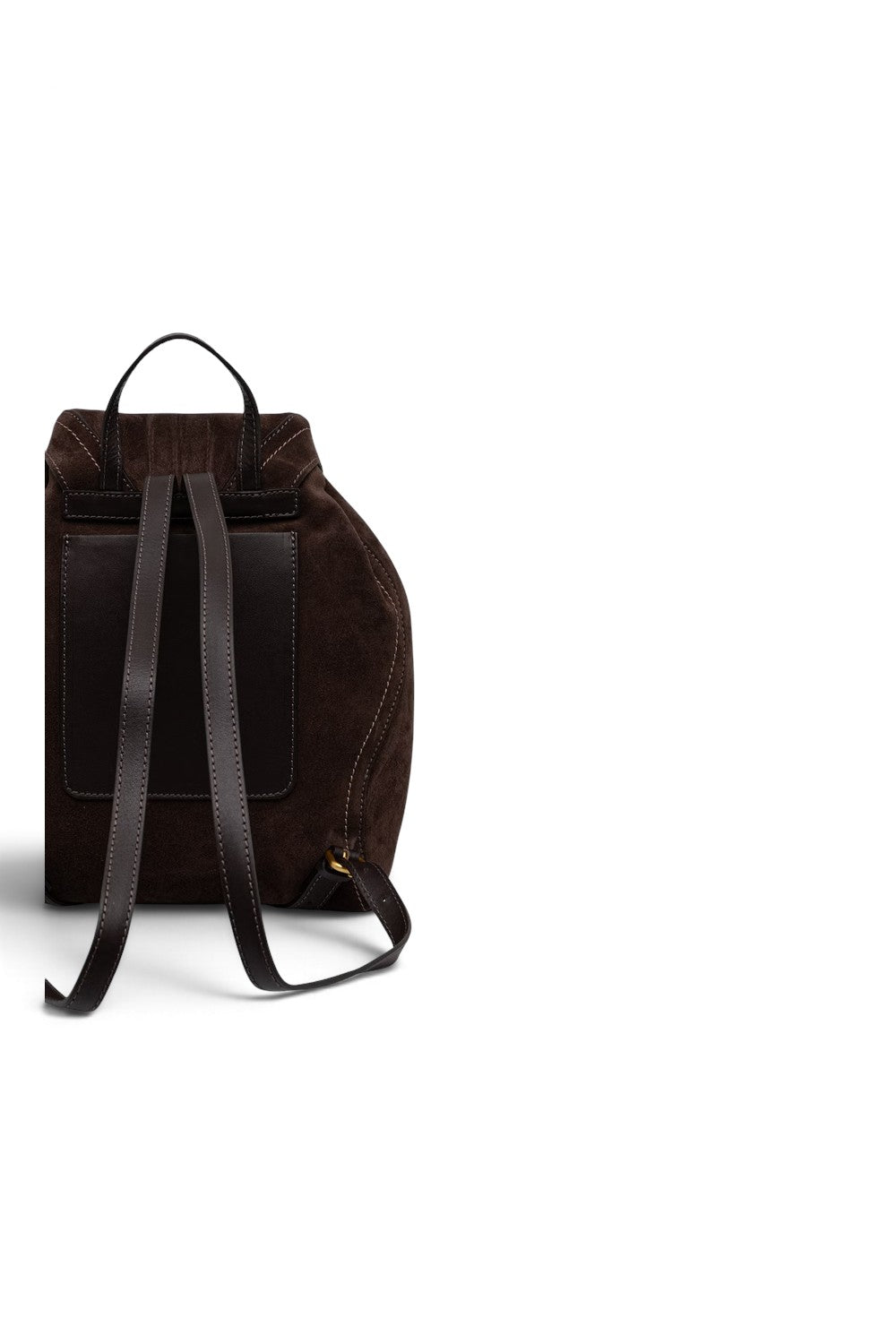Borsa zaino Violette suede moka 