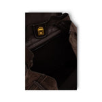Borsa zaino Violette suede moka 