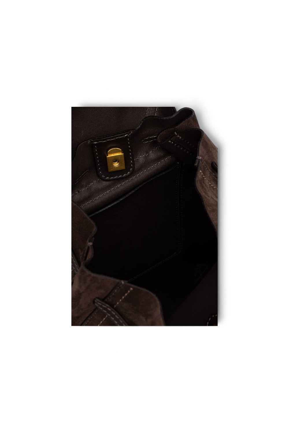 Borsa zaino Violette suede moka 