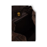 Borsa zaino Violette suede moka 