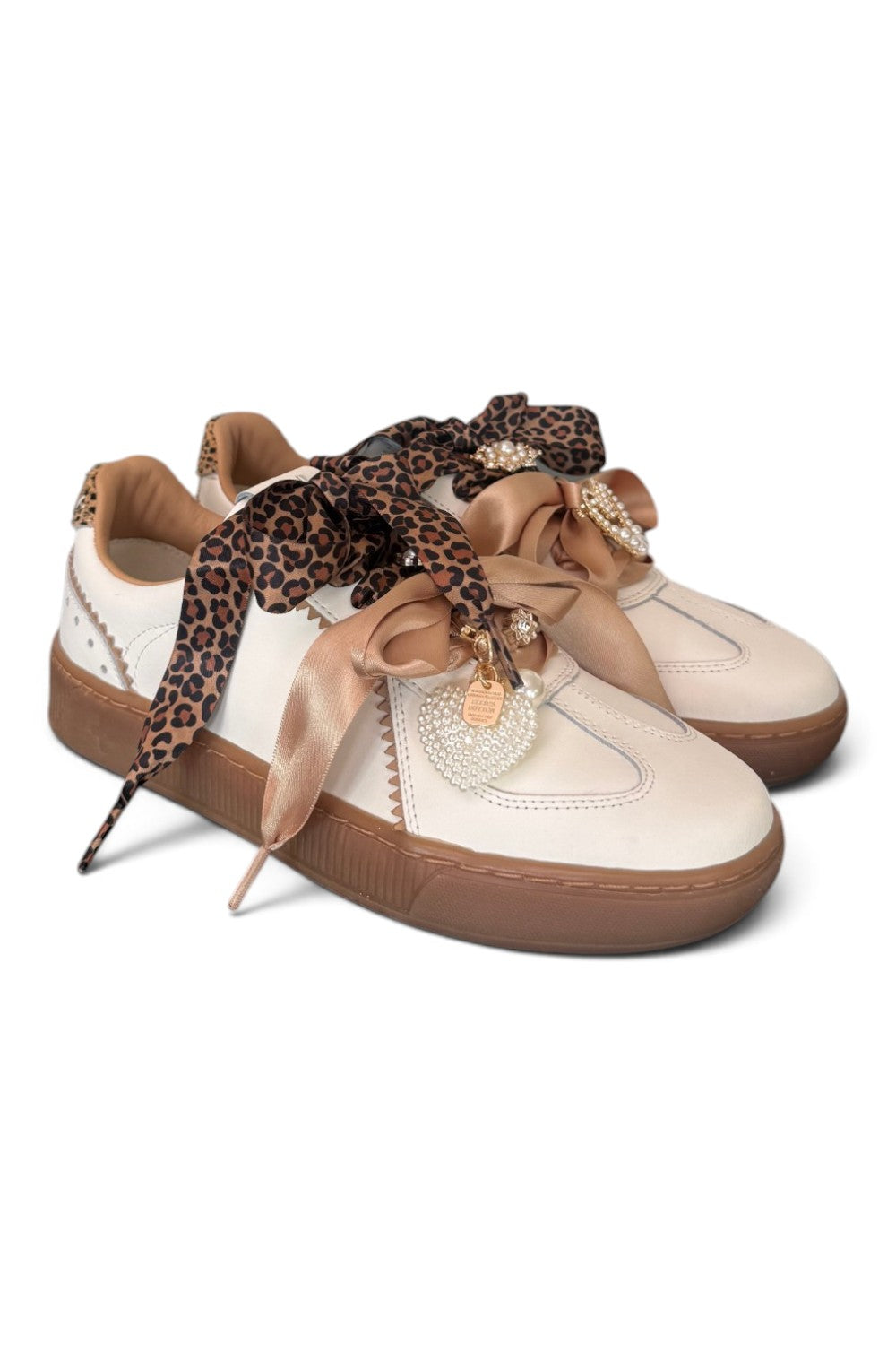 Sneaker donna Gioplus  linea blue white brown 
