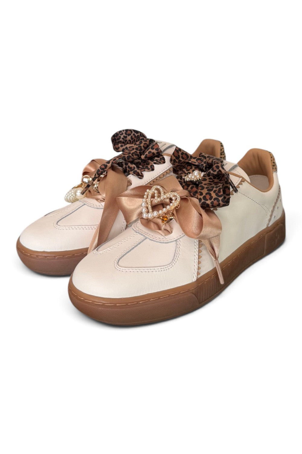 Sneaker donna Gioplus  linea blue white brown 