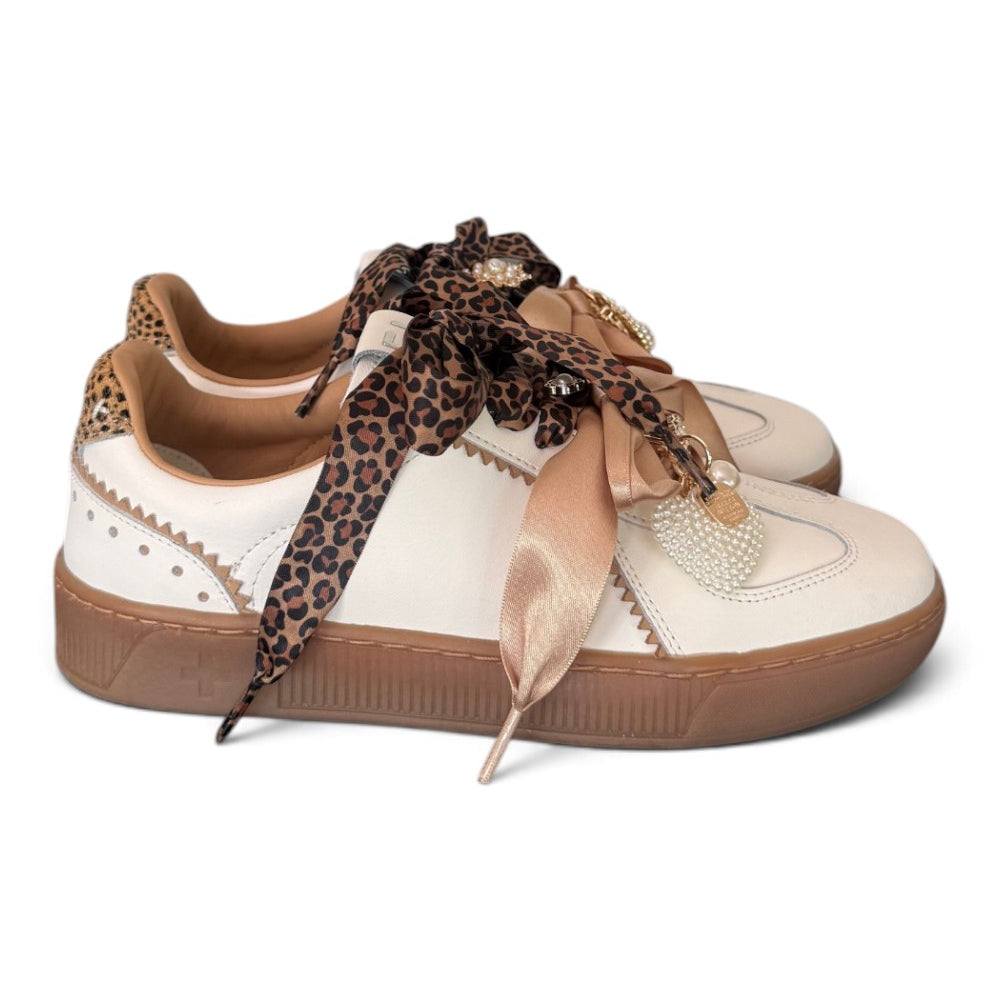 Sneaker donna Gioplus  linea blue white brown 