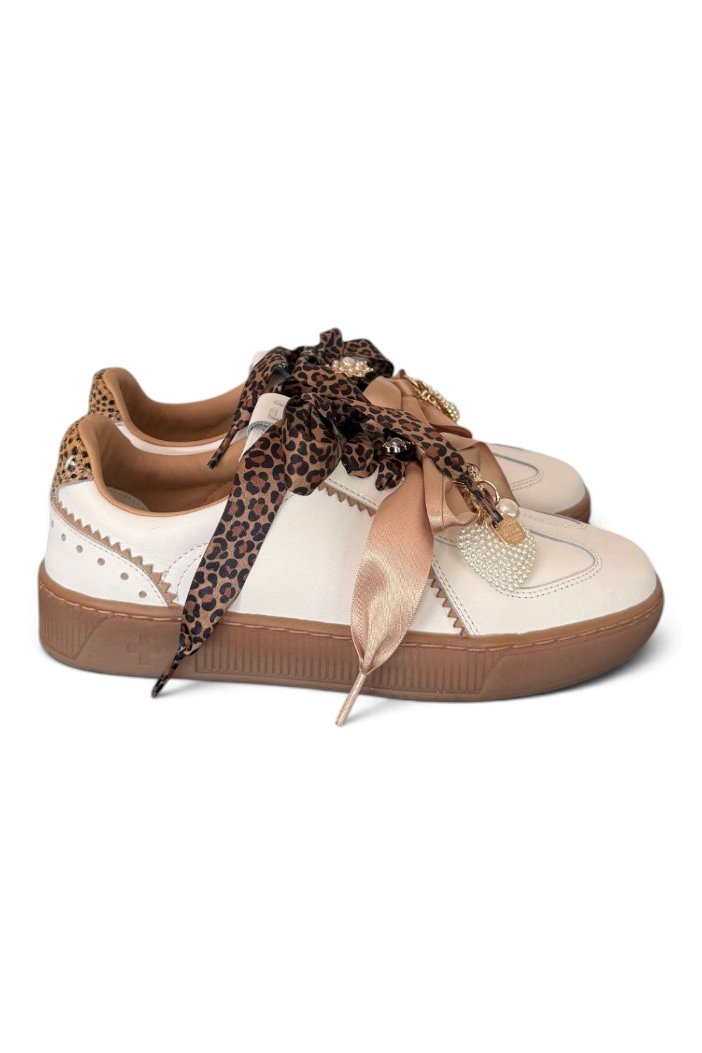 Sneaker donna Gioplus  linea blue white brown 