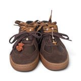 Sneaker donna Gioplus linea blue pelle testa di moro 