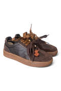 Sneaker donna Gioplus linea blue pelle testa di moro