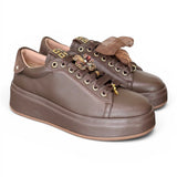 Sneaker donna Gioplus Oliva moro 