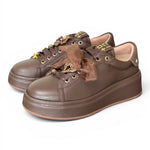 Sneaker donna Gioplus Oliva moro 