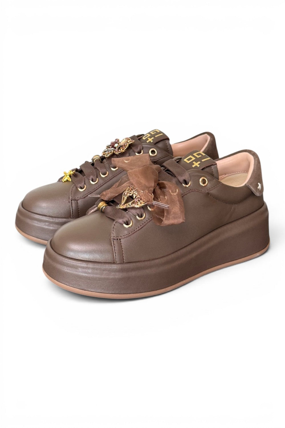 Sneaker donna Gioplus Oliva moro 