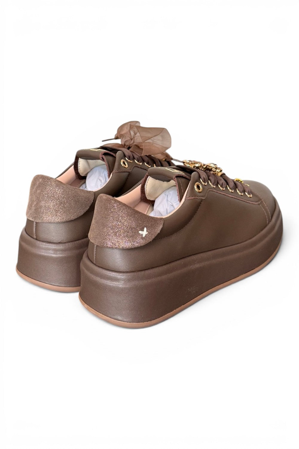 Sneaker donna Gioplus Oliva moro 
