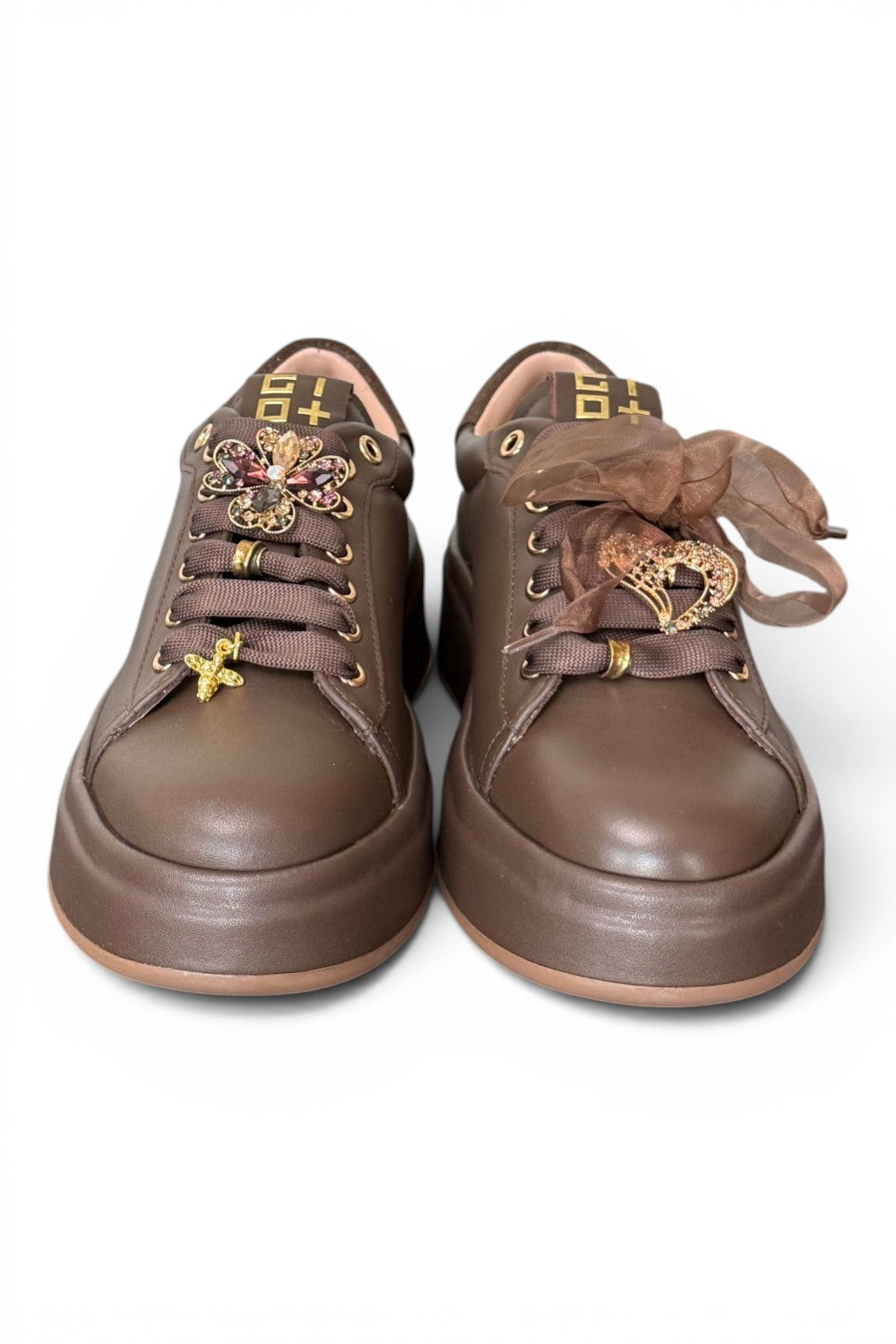 Sneaker donna Gioplus Oliva moro 
