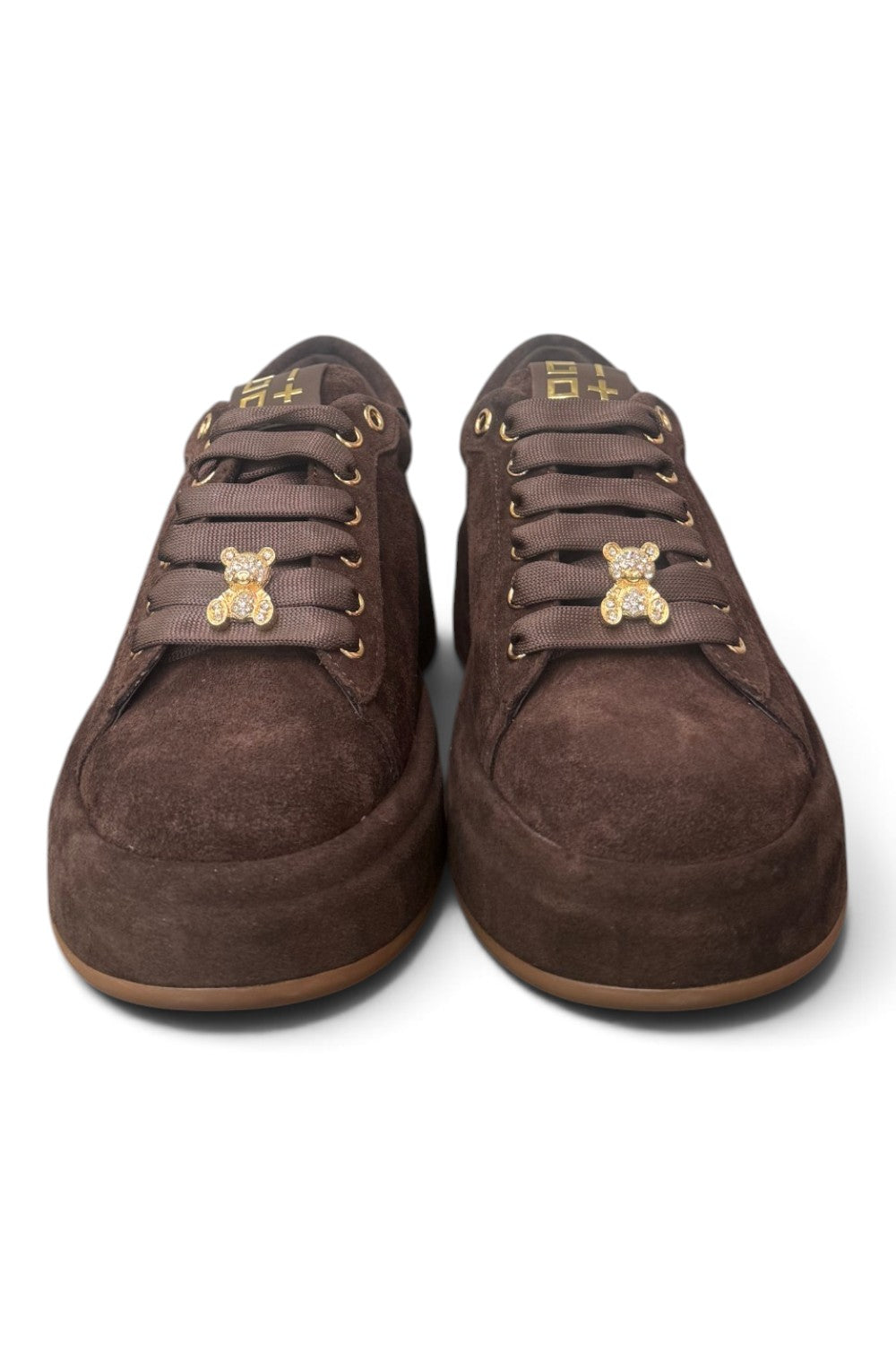 Sneaker donna Gioplus Oliva suede moro 