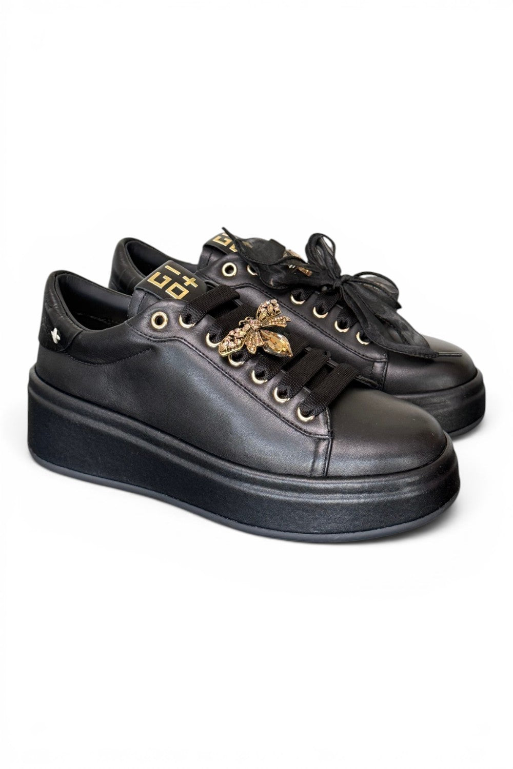 Sneaker donna Gioplus Oliva black 