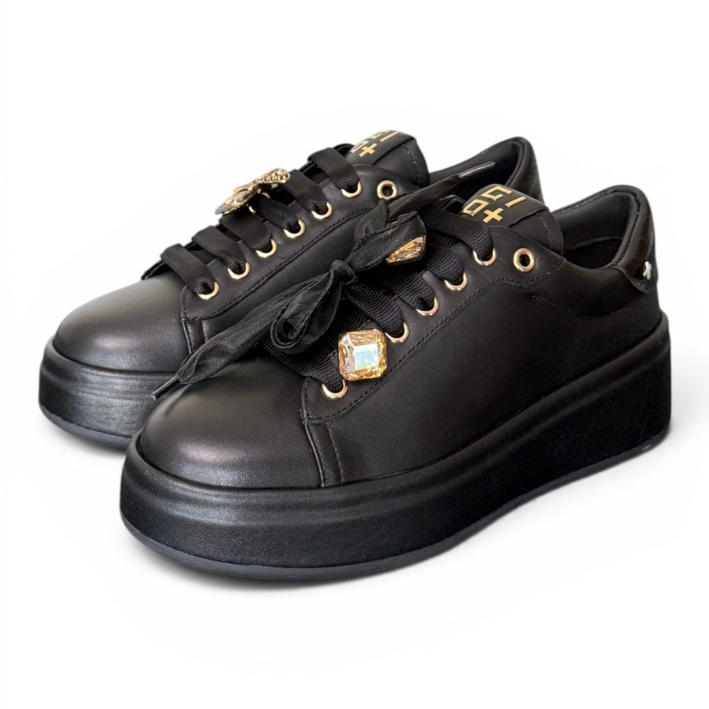 Sneaker donna Gioplus Oliva black 
