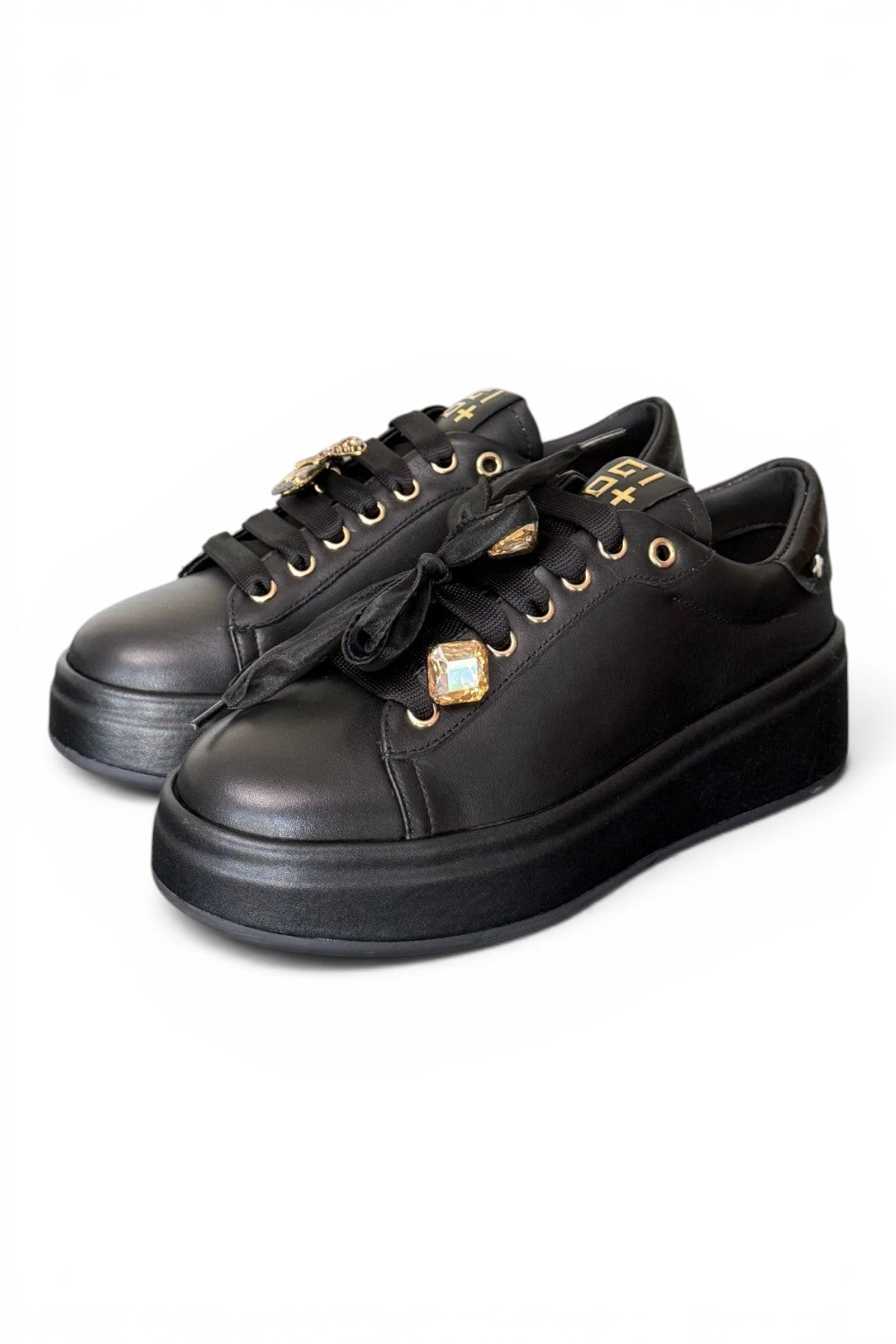 Sneaker donna Gioplus Oliva black 