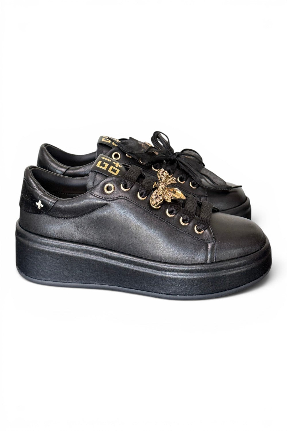 Sneaker donna Gioplus Oliva black 