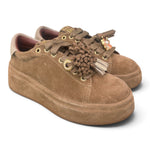 Sneaker donna Gioplus Oliva suede taupe 