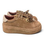 Sneaker donna Gioplus Oliva suede taupe 