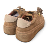 Sneaker donna Gioplus Oliva suede taupe 