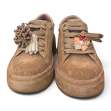Sneaker donna Gioplus Oliva suede taupe 