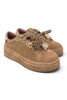 Sneaker donna Gioplus Oliva suede taupe